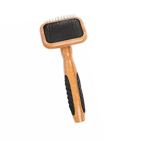 Bass Brushes De Matting Slicker Bamboo Handle 1 Count by Bass Brushes