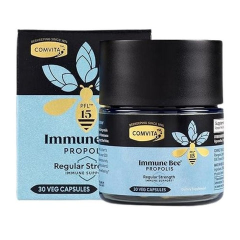 Comvita, Immune Bee Propolis Extract PFL15 Regular Strength, 30 Capsules