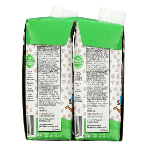 Orgain, Kids Protein Organic Nutritional Shake Chocolate, 8.25 Oz x 4 (Case Of 4)