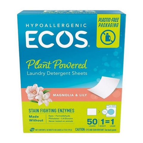 Ecosnext, Liquidless Laundry Detergent Magnolia And Lily, 50 Count (Case Of 10)