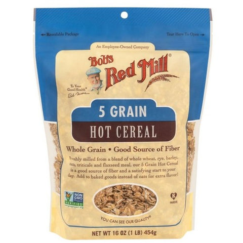 Bobs Red Mill, Five Grain Hot Cereal, 16 Oz (Case Of 4)