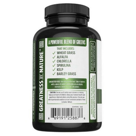 Zhou Nutrition, Total Greens, 120 Count