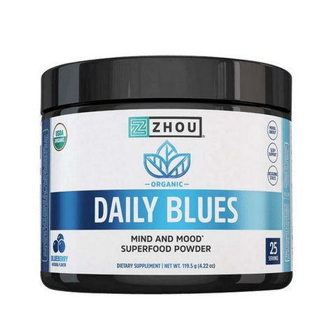 Zhou Nutrition, Daily Blues, 119.5 Grams