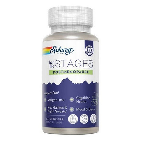 Solaray, Postmenopause, 60 Count