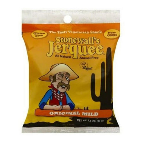 Stonewall's Jerquee, Stonewall Jerquee Vegetarian BBQ Beef, 1.5 Oz (Case of 8)