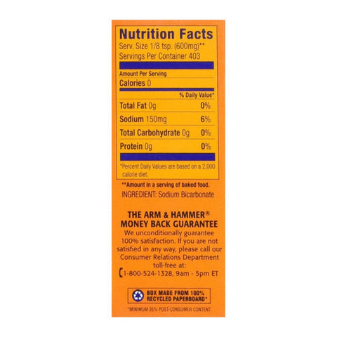 Arm & Hammer, Pure Baking Soda, 8 Oz (Case of 24)