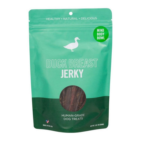 Mind Body Bowl, Mind Body Bowl Duck Breast Jerky Dog Treat, 3 Oz (Case of 8)