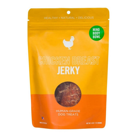 Mind Body Bowl, Mind Body Bowl Chicken Breast Jerky Dog Treat, 4 Oz (Case of 8)