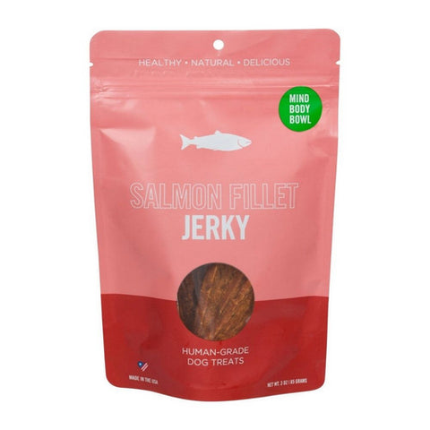Mind Body Bowl, Mind Body Bowl Salmon Fillet Jerky Dog Treat, 3 Oz (Case of 8)