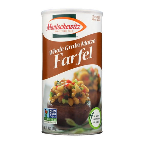 Manischewitz, Whole Grain Matzo Farfel For Passover, 14 Oz (Case Of 12)