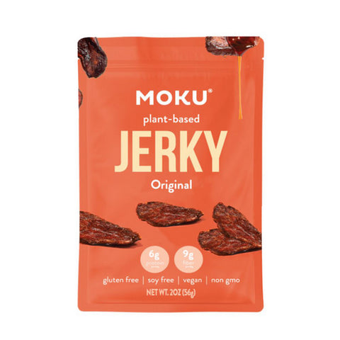 Plant Based Jerky Original Pouch 2 Oz (Case of 8) by Moku