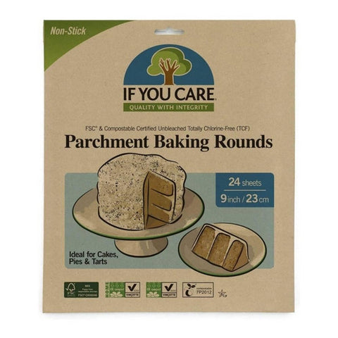 If You Care, Parchment Baking Paper Rounds, 24 Count (Case of 20)