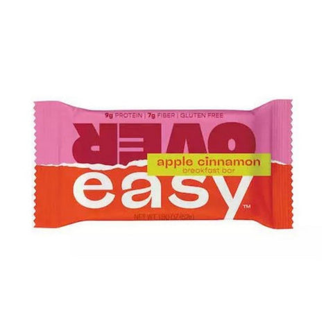 Over Easy, Apple Cinnamon Breakfast Bar, 1.8 Oz (Case Of 12)