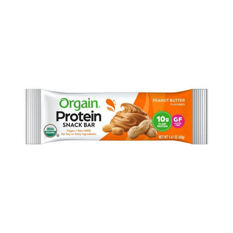 Orgain, Organic Plant Based Protein Bar Chocolate Chip Cookie Dough, 1.41 Oz (Case Of 12)