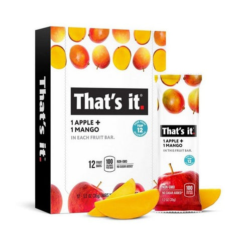 Fruit Bar Apple And Mango 1.2 Oz (Case Of 12) by That's It