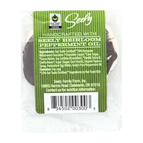 Seely, Seely Mint Patty Dark Chocolate Peppermint Patties, 1 Oz (Case Of 12)