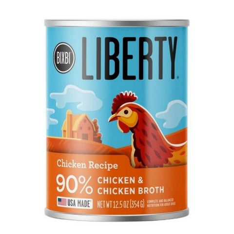 Bixbi, Liberty Chicken Canned Wet Dog Food, 12.5 Oz (Case Of 12)