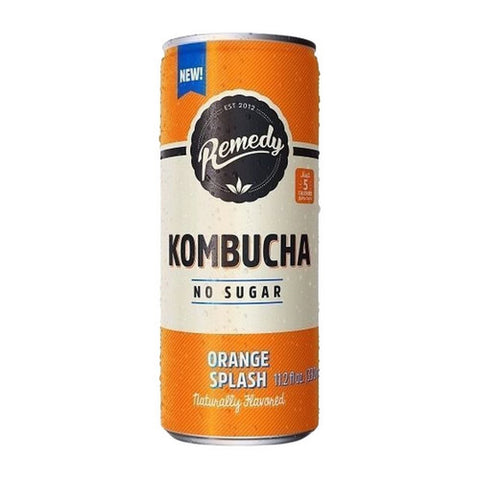 Remedy, Kombucha Orange Splash, 11.2 Oz (Case Of 12)