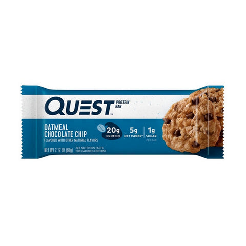 Quest, Oatmeal Chocolate Chip Protein Bar, 2.12 Oz (Case Of 12)