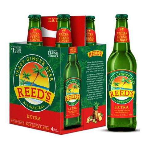 Craft Ginger Beer Soda Extra 12 Oz X 4 (Case Of 6) by Reeds