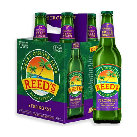 Strongest Ginger Brew 12 Oz X 4 (Case Of 6) by Reeds