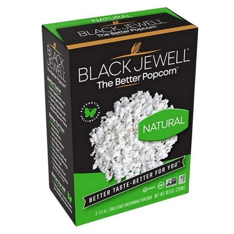 Black Jewell, Natural Microwave Popcorn, 10.5 Oz (Case Of 6)