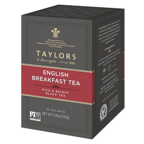 Taylors Of Harrogate, English Breakfast Tea Bags, 4.41 Oz