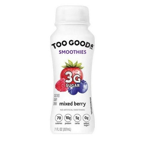 Two Good Co, Mixed Berry Smoothie Drink, 7 Oz (Case Of 8)