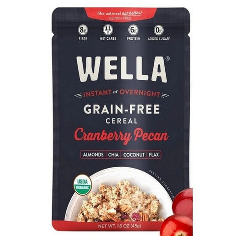 Wella, Organic Cranberry Pecan Cereal, 1.6 Oz (Case Of 8)