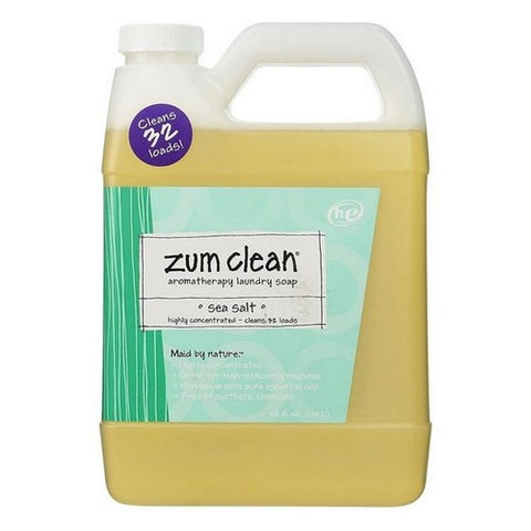 Zum, Clean Sea Salt Aromatherapy Laundry Soap, 32 Oz (Case Of 8)