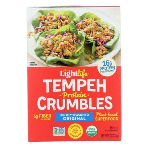 Lightlife, Organic Tempeh Crumbles, 8 Oz (Case Of 8)