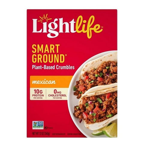 Lightlife, Smart Ground Mexican Crumbles, 12 Oz (Case Of 8)