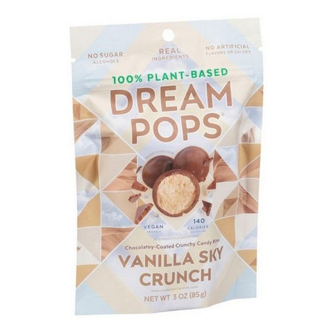 Dream Pops, Vanilla Sky Crunch Candy Bites, 3 Oz (Case Of 8)