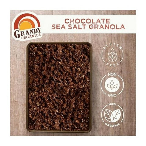 Grandy Organics, Dark Chocolate Sea Salt Granola, 10 Lb