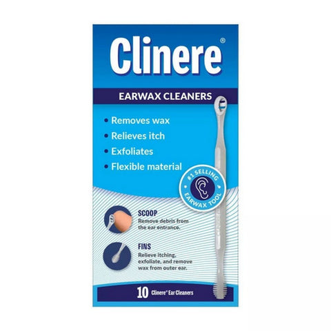 Clinere, Earwax Cleaners, 10 Count