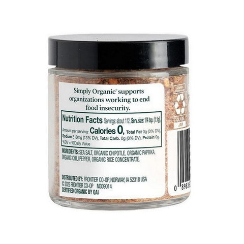 Simply Organic, Organic Hot Finishing Salt, 4.34 Oz