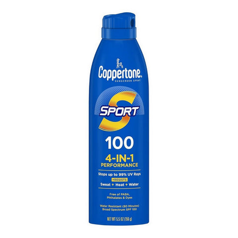 Sport Sunscreen Spray SPF 100 5.5 Oz by Coppertone