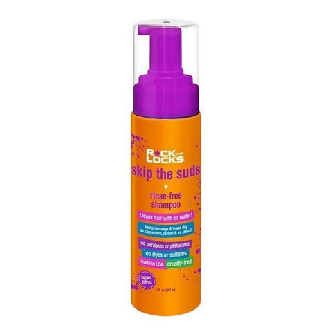 Rock The Locks, Super Citrus Foaming No Rinse Shampoo, 7 Oz