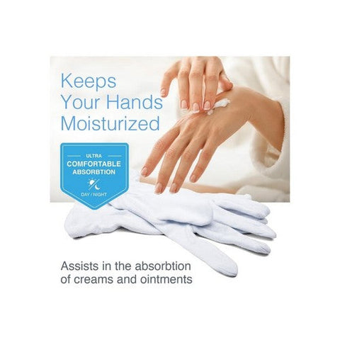 Cara, Cotton Gloves Large, 24 Pair Cara