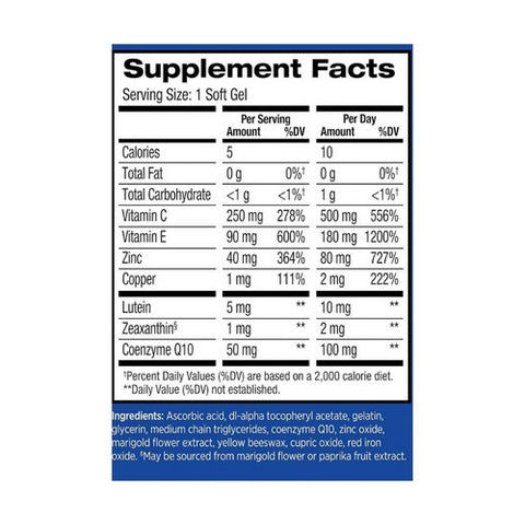 Purpose, Reservision Areds 2 And COQ10, 100 Count