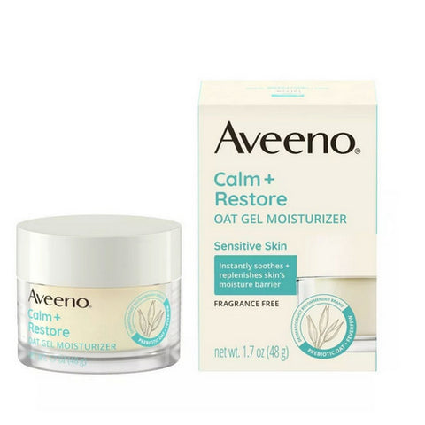 Calm And Restore Oat Gel Moisturizer Fragrance Free 1.7 Oz by Aveeno