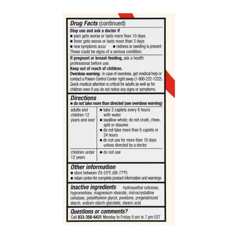 Foster And Thrive, 8 Hour Pain Relief, 650 Mg, 100 Caps