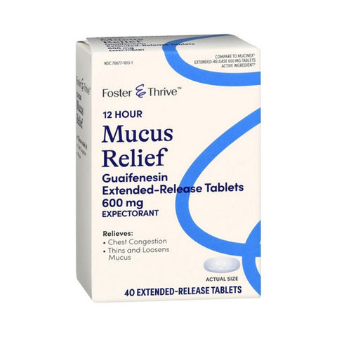 Foster And Thrive, 12 Hour Mucus Relief, 600 Mg, 30 Tabs