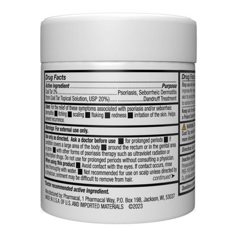 Mg217, Psoriasis 2% Coal Tar Multi Symptom Ointment Extra Strength, 4 Oz