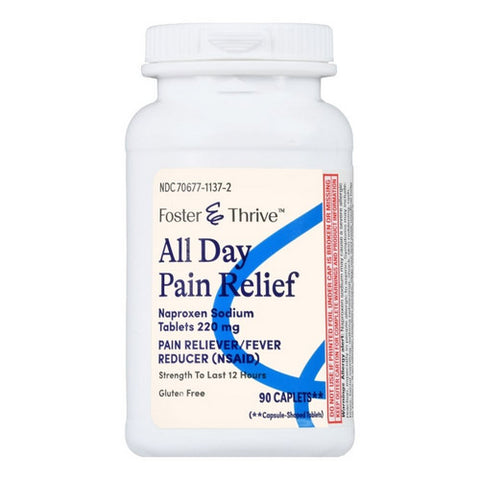 Foster And Thrive, All Day Pain Relief, 220 Mg, 90 Caps