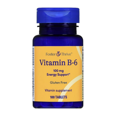 Foster And Thrive, Vitamin B-6, 100 Mg, 100 Tabs