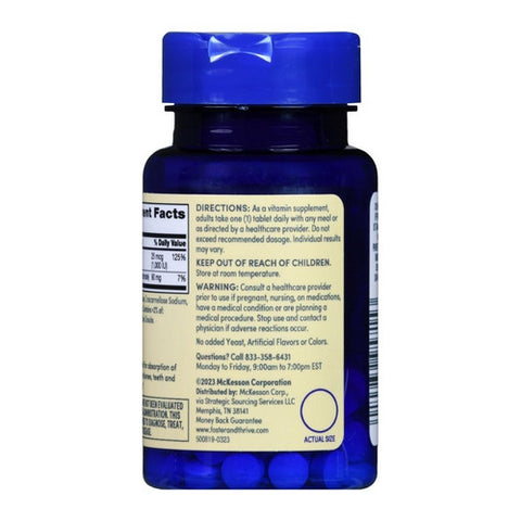 Foster And Thrive, Vitamin D3, 25 Mcg, 100 tabs