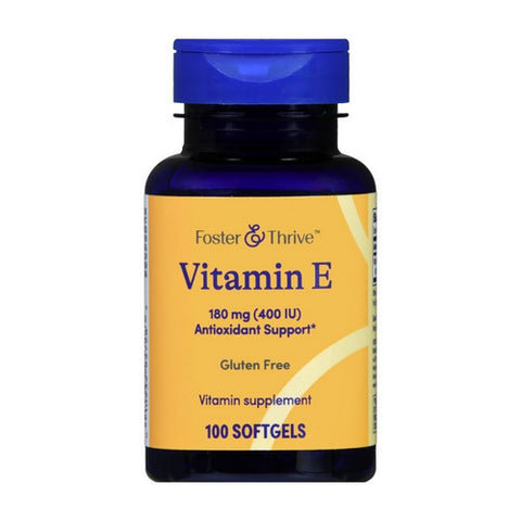 Foster And Thrive, Vitamin E, 180 Mg, 100 Softgels
