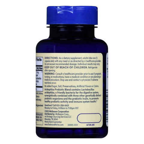 Foster And Thrive, Acidophilus Probiotic Blend, 90 Capsules