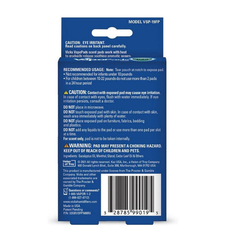 Vicks, Vapopads Refills Scent Pads, 12 Count